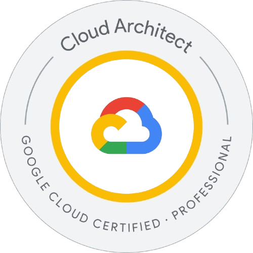 Google Cloud Certified Professional Cloud Architect badge
